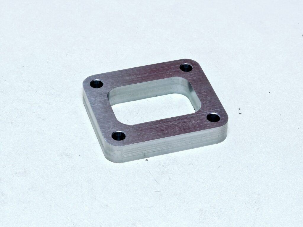 T4 CNC Billet Riser Inlet Spacer 3/4″ Turbo Flange Undivided fit ...