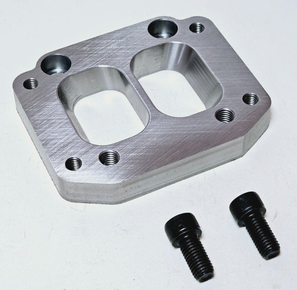 T6 to 3.5 Tube Turbo Inlet Flange - Undivided - Unthreaded