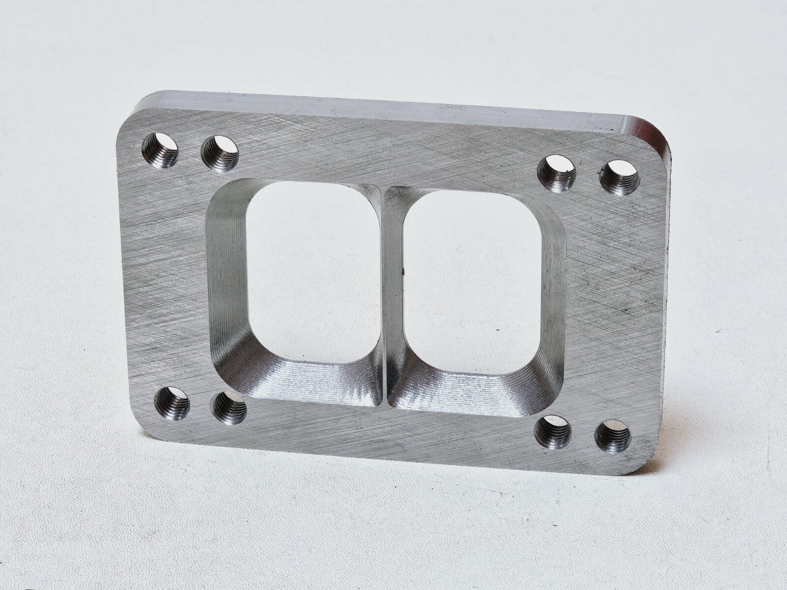 T4 Divided to T6 Undivided Transition Turbo Inlet Manifold Adapter Flange S400