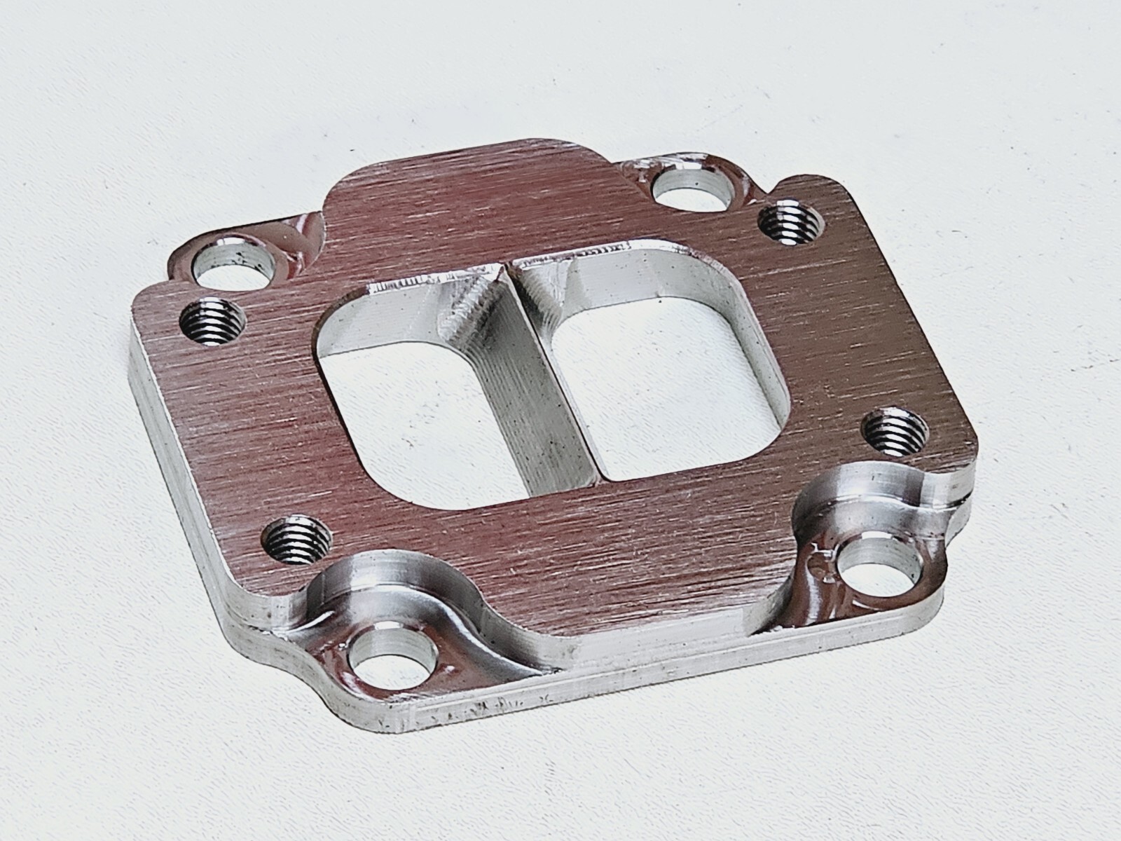Stainless CT-26 Divided to T3 Turbo Header Flange CT26 MR2 Adapter Celica 3S-GTE - Image 2