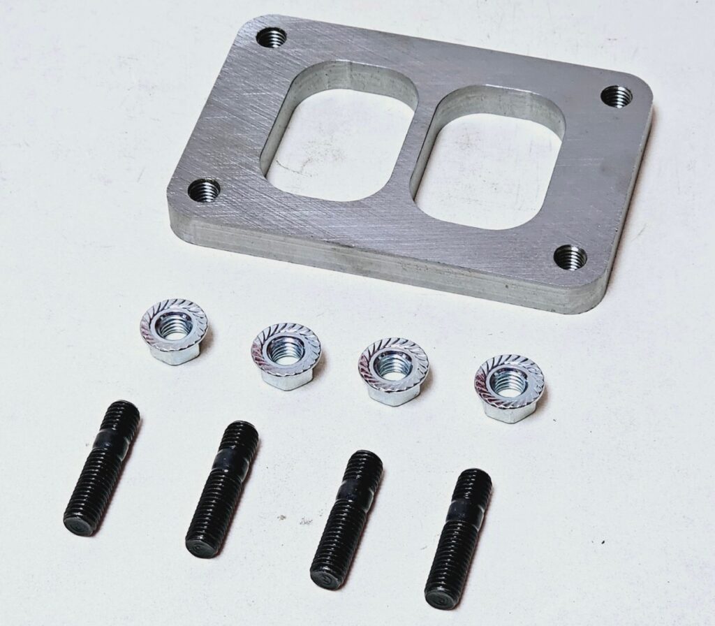 T6 Divided Turbo Inlet Flange Threaded Holes Stud Kit Twin Scroll S400 ...