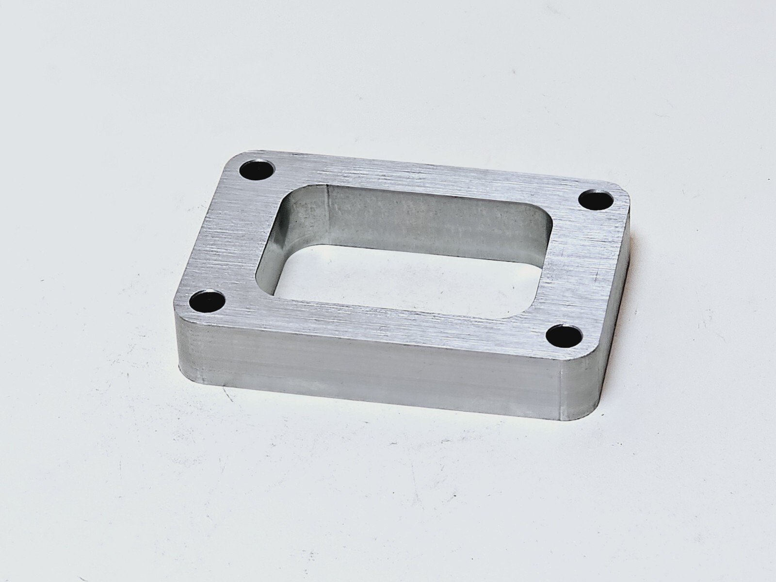 T6 Undivided Inlet 1.00" Spacer Turbo Flange Garrett Precision Turbonetics S400 - Image 2