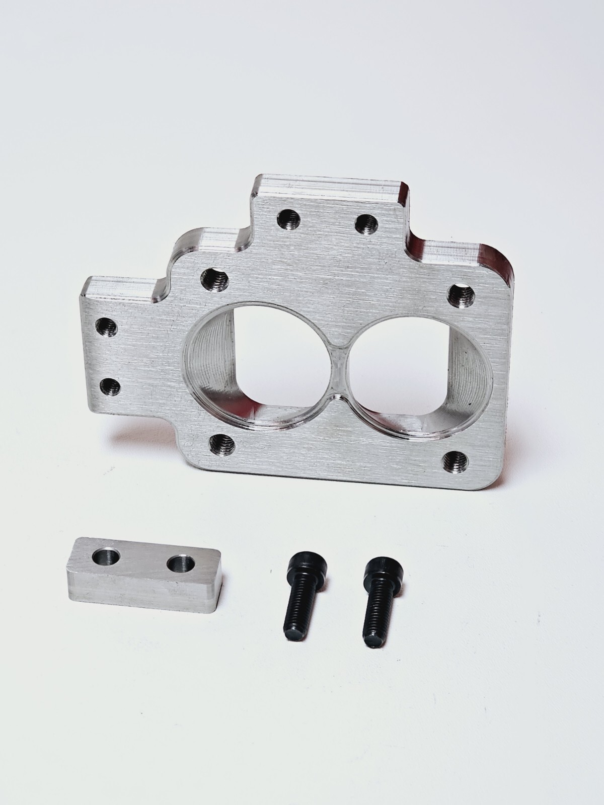 Stainless T4 Divided to 2.0" Twin Ports Collector Inlet Turbo Flange Tab S300