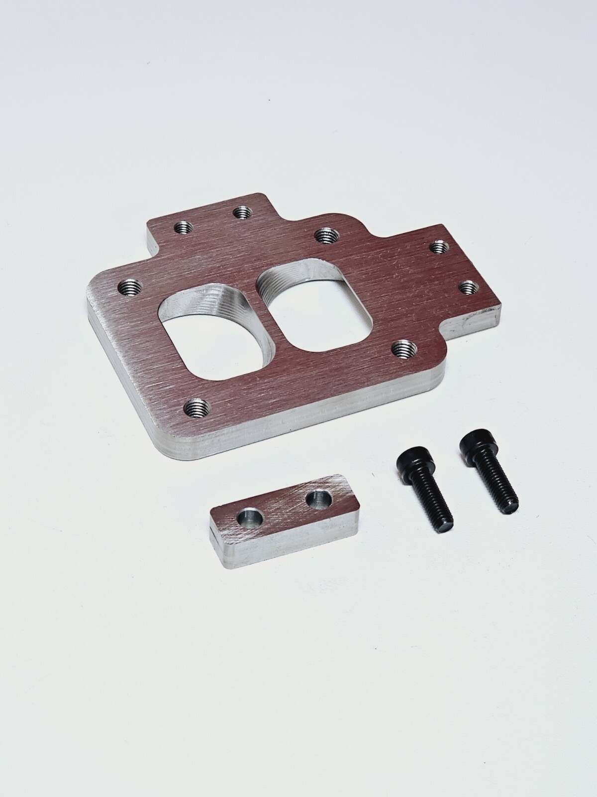 Stainless T4 Divided to 2.0" Twin Ports Collector Inlet Turbo Flange Tab S300 - Image 3