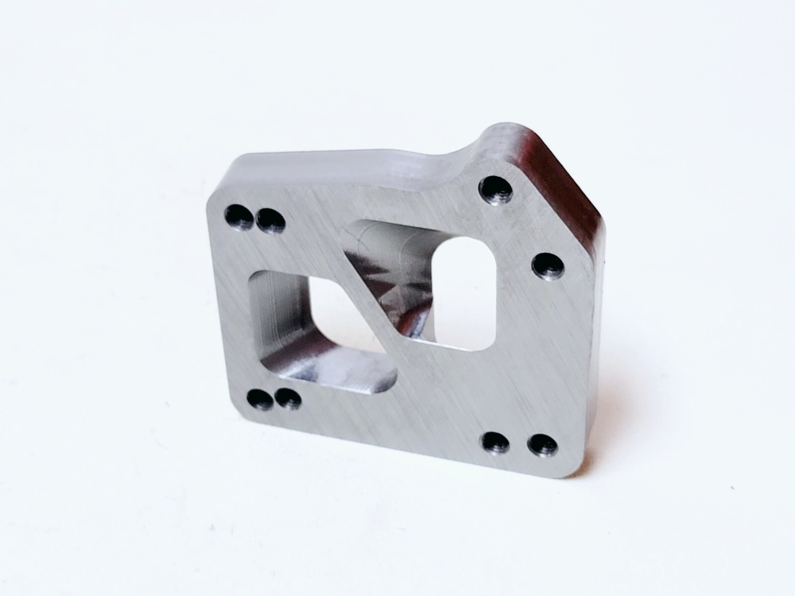 EVO X Header Manifold to T4 Divided Turbocharger Flange Adapter fits Mitsubishi - Image 3