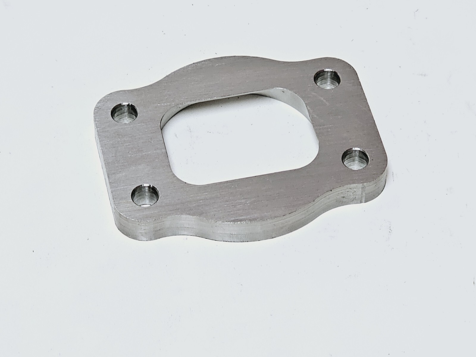 Stainless TD04 Inlet Flange 4 bolt to T3 Undivided Turbo 850 S70 V70 TD04HL-15G - Image 3