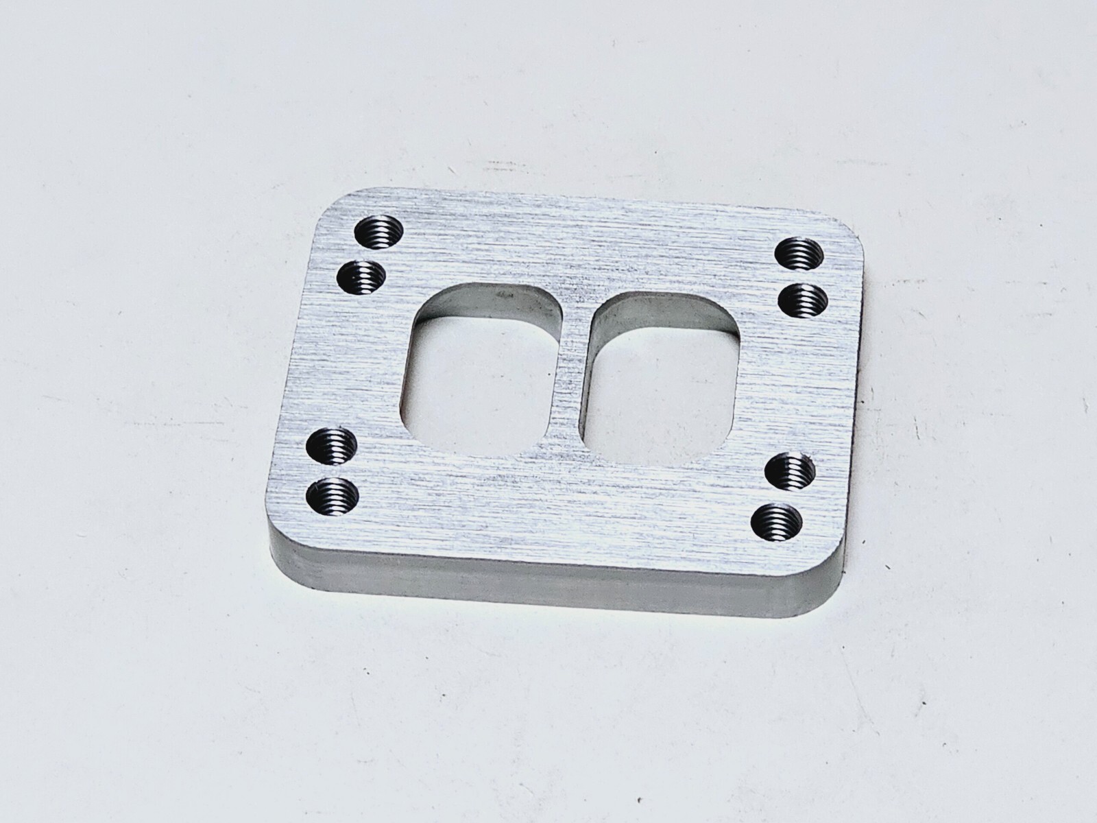 T3 Divided to T4 Twin Scroll Divided Turbo Flange Adapter TO4E 5.9 HX30 HX35 USA - Image 3