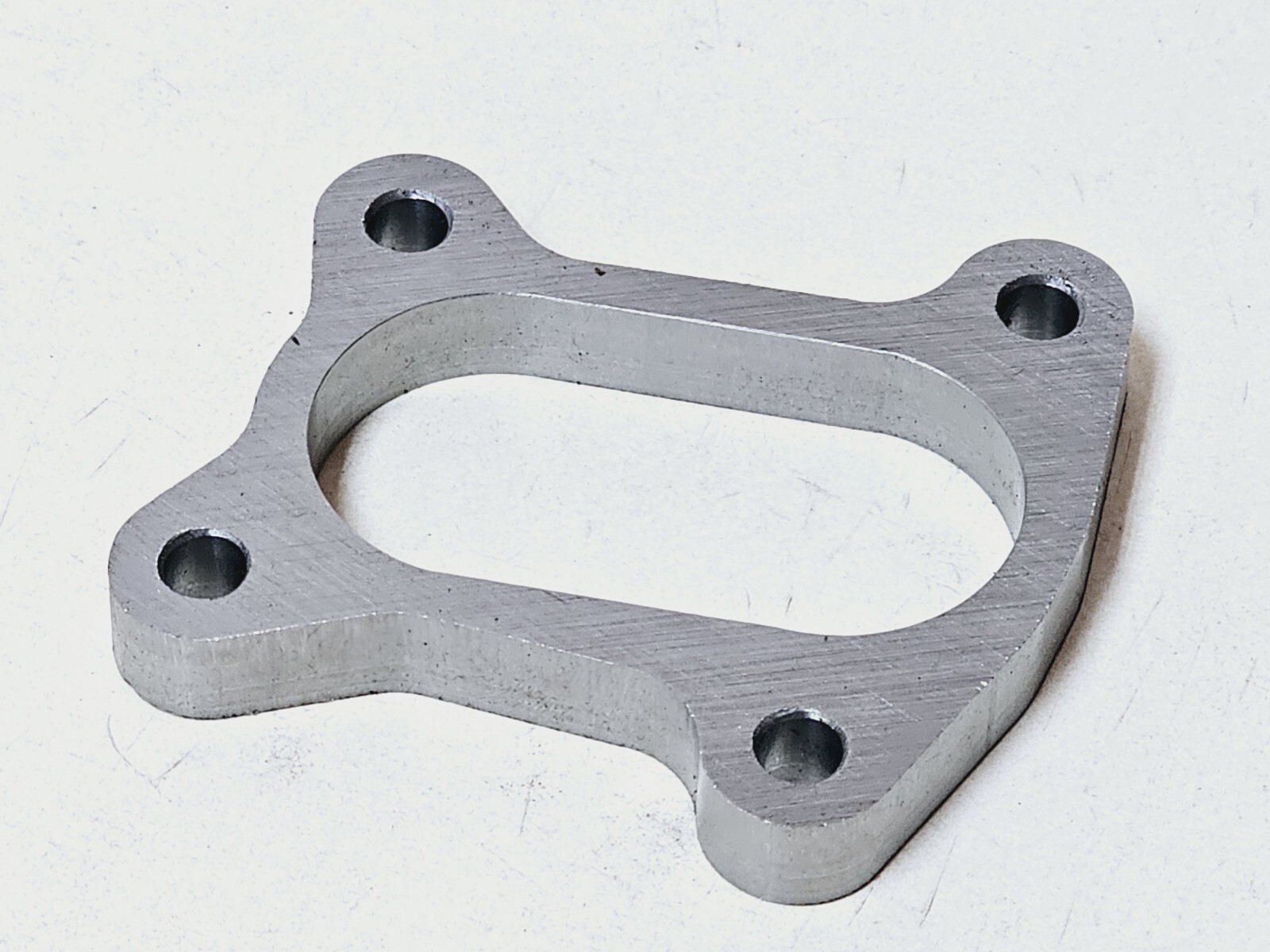 GT12 GT1241 Turbocharger Downpipe Flange 2.25" Oval Outlet Internal Garrett 1/2" - Image 2