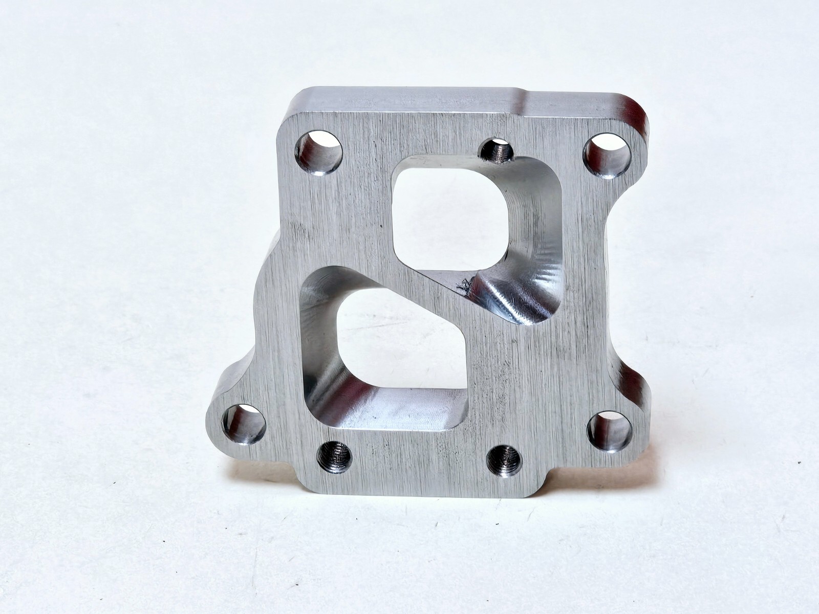 EVO 7 8 9 Header Flange Adapter to T3 Divided Turbo Adapter 4g63