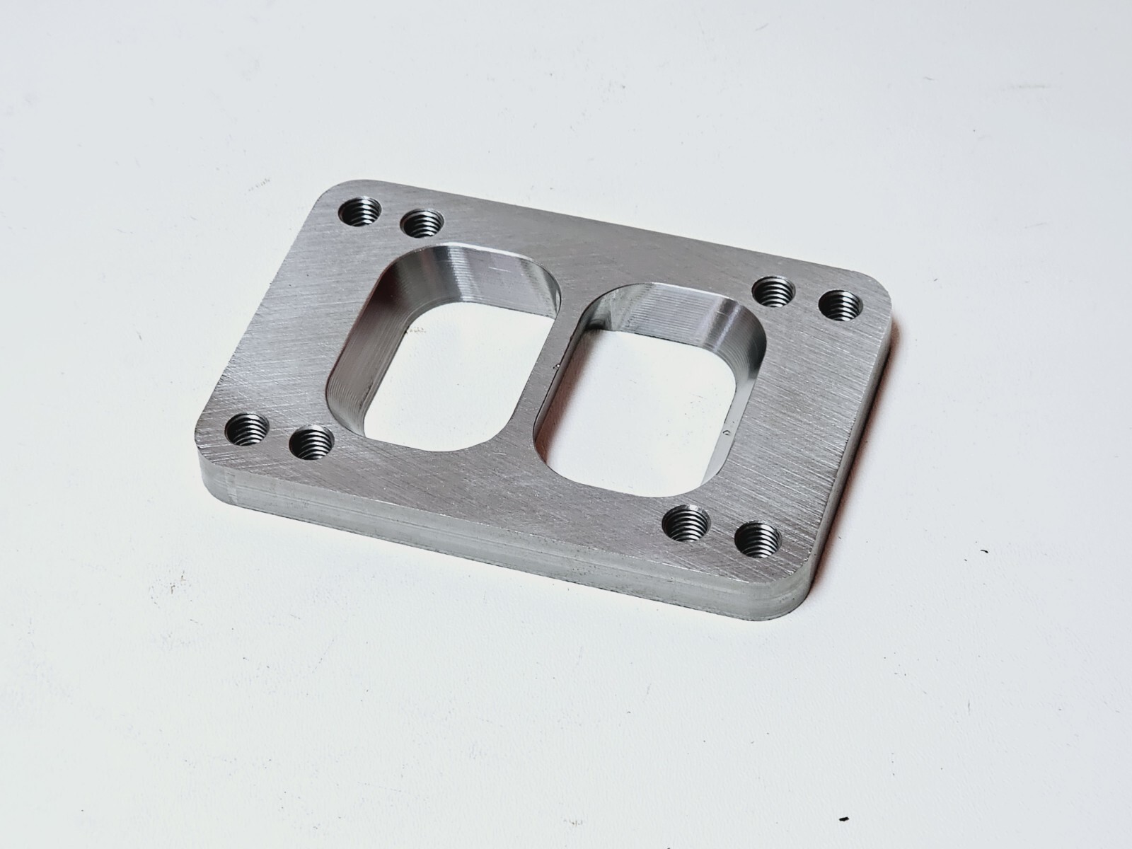 T4 Undivided to T6 Divided Manifold Inlet Turbo Adapter Flange S300 S400 USA 1/2 - Image 3