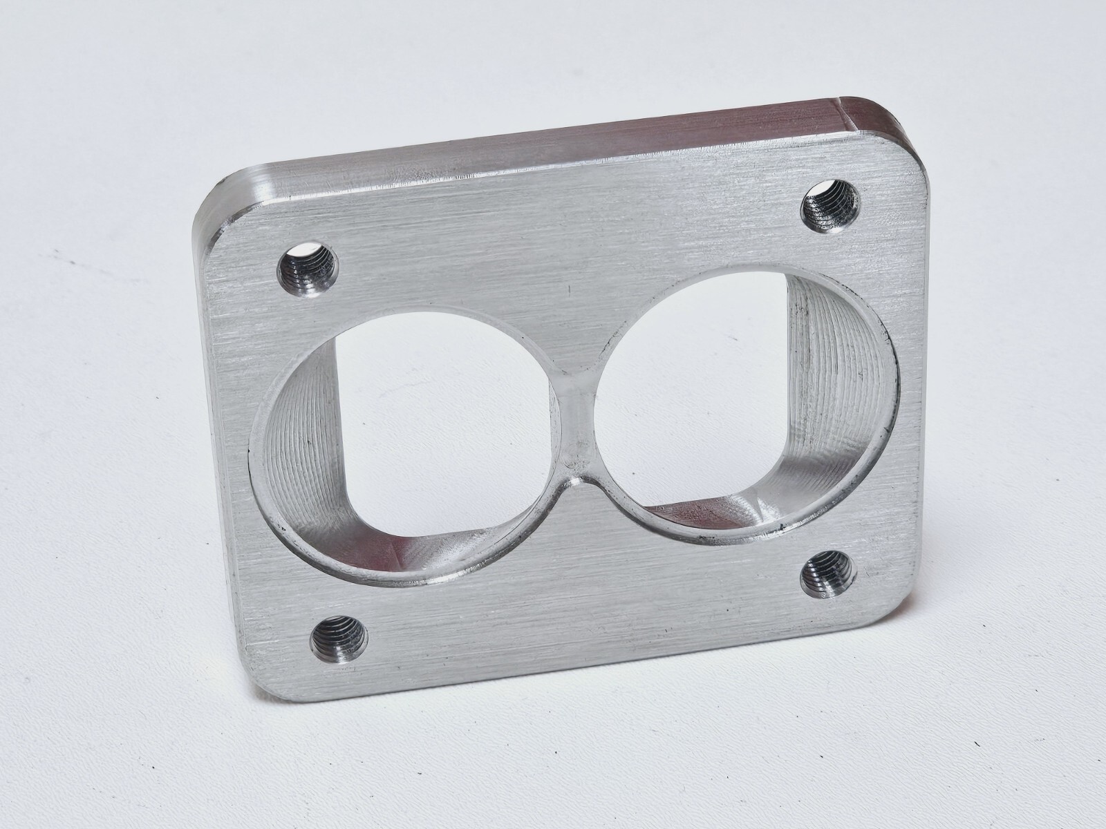 Stainless T4 Divided to 2.0" inch Twin Ports Inlet Turbo Flange Transition S300