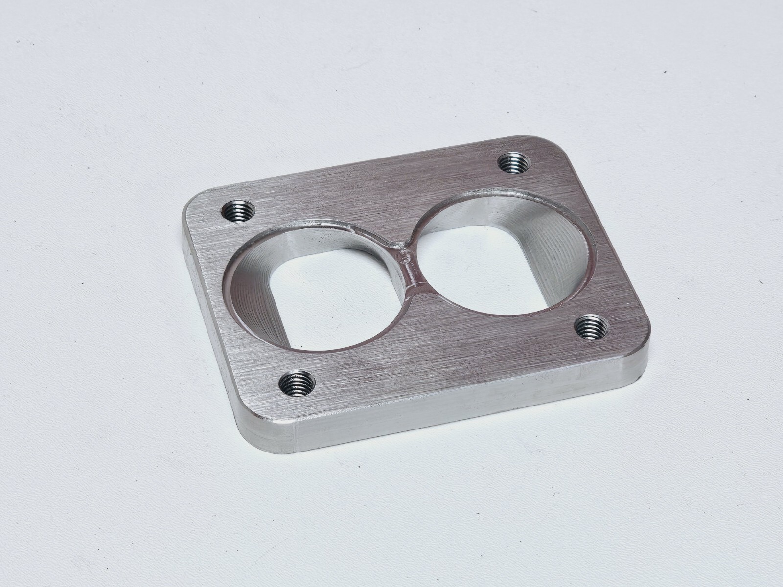 Stainless T4 Divided to 2.0" inch Twin Ports Inlet Turbo Flange Transition S300 - Image 2