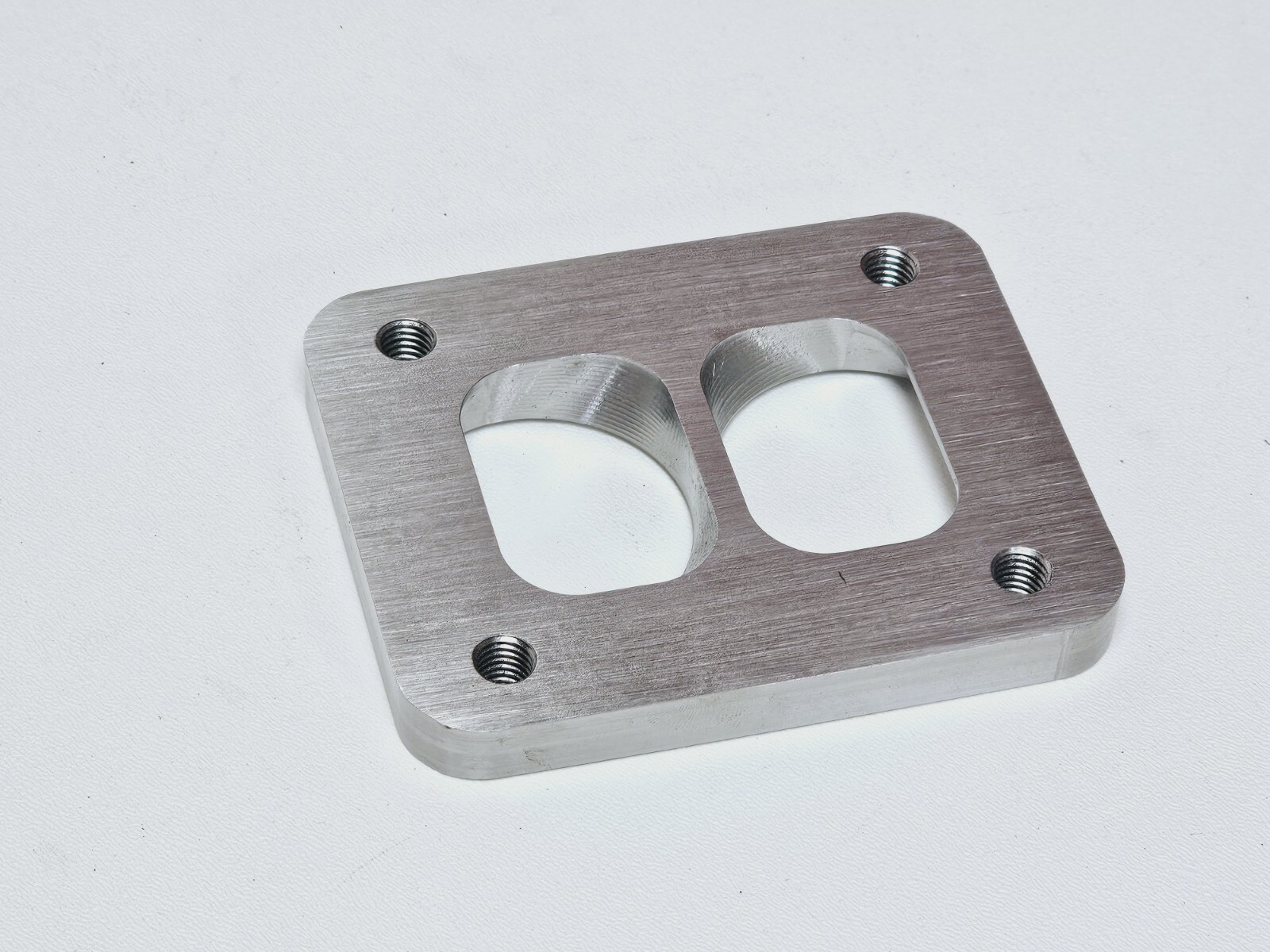 Stainless T4 Divided to 2.0" inch Twin Ports Inlet Turbo Flange Transition S300 - Image 3
