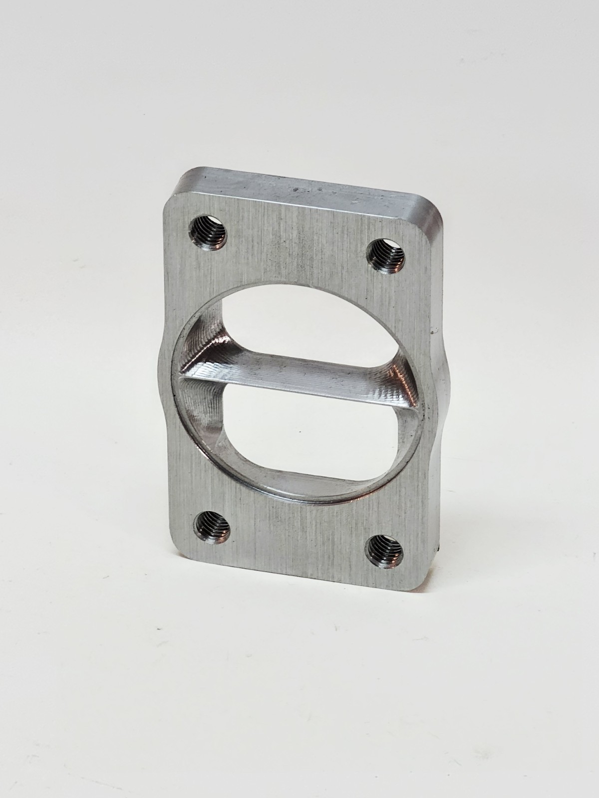 T3 Divided to 2.50" inch Inlet Turbo Flange Transition 1/2" GT30 HX27 HX30 HX35