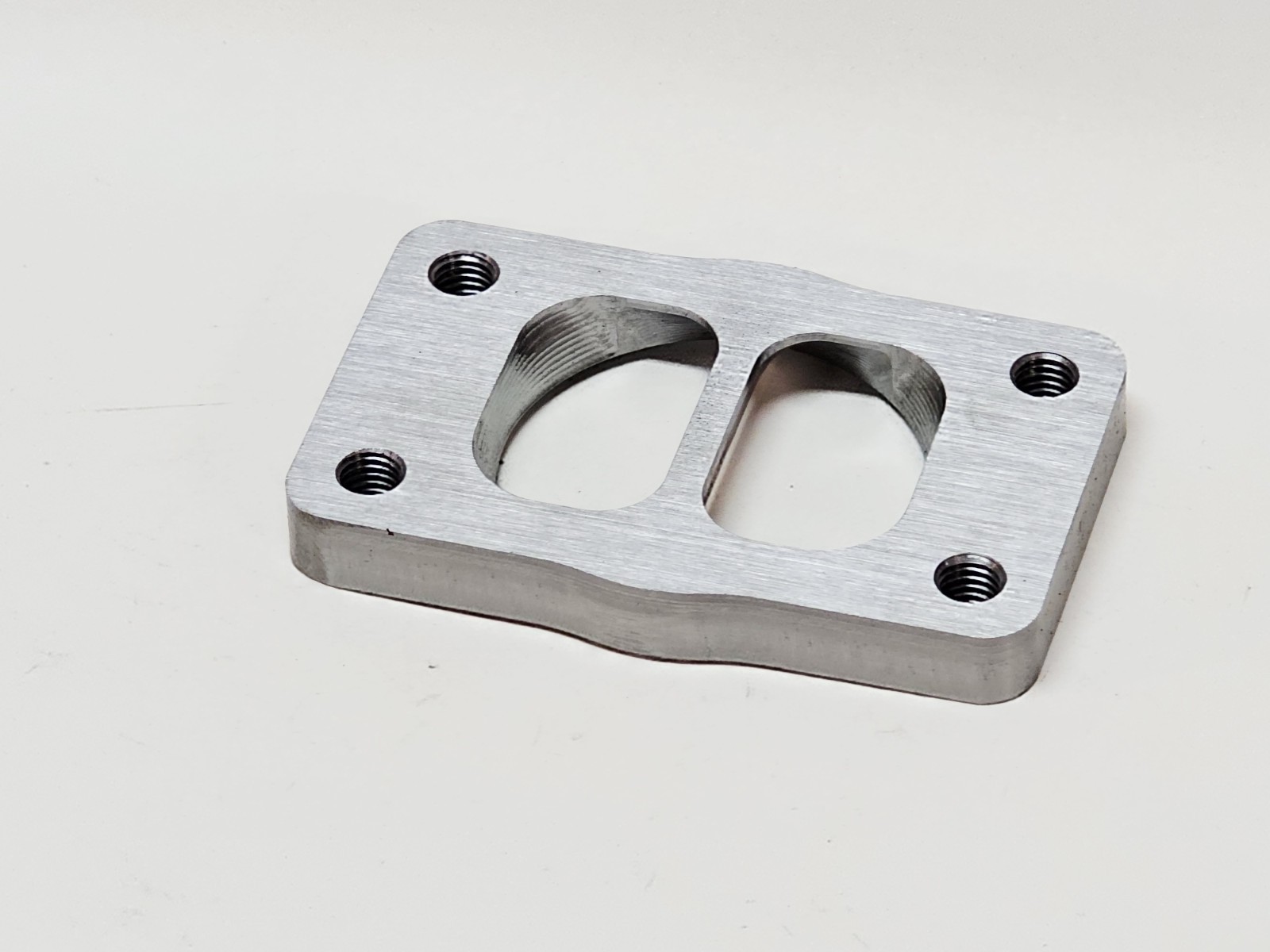 T3 Divided to 2.50" inch Inlet Turbo Flange Transition 1/2" GT30 HX27 HX30 HX35 - Image 3