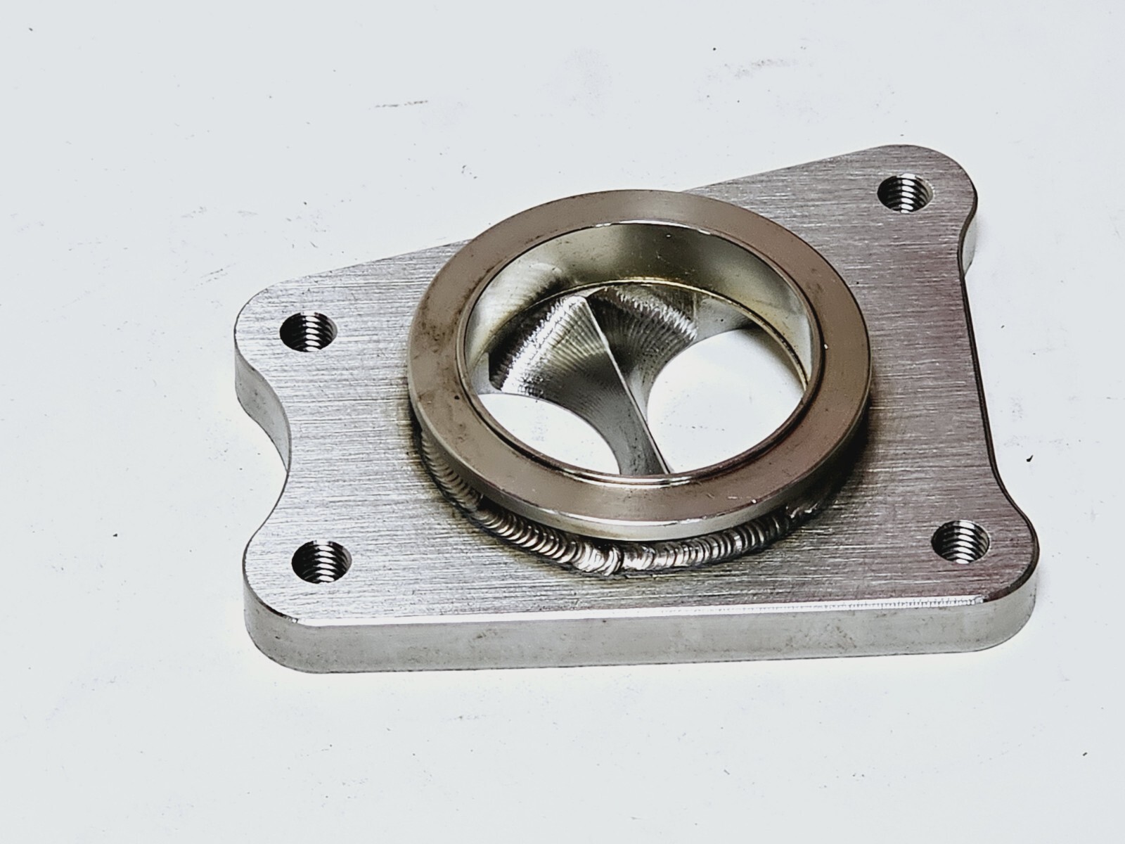 Stainless FA20 Header WRX to 3.0" OD GTX Turbo V-band Fit Garrett Subura FA20DIT - Image 2