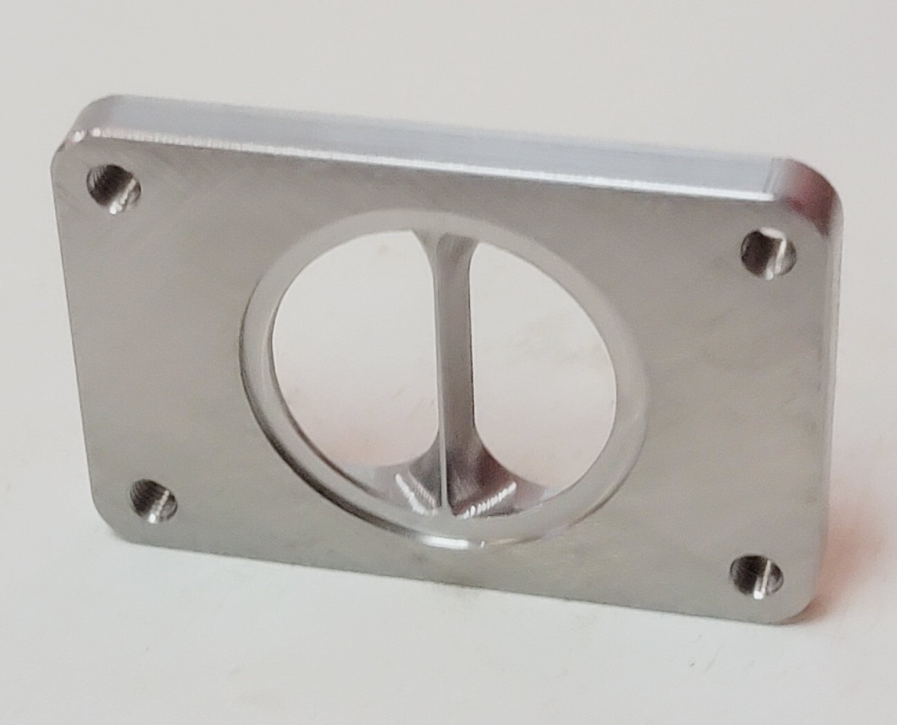 Stainless T6 Divided Turbo Inlet Flange to 2.5" Sch 40 Pipe Adapter 171702 1/2"