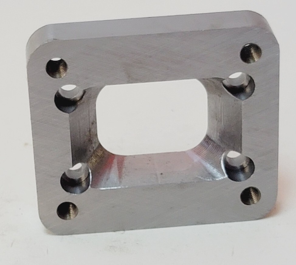 T25 Header CS to T4 Undivided Turbo Inlet Manifold Adapter Flange T28 GT28 3/4"