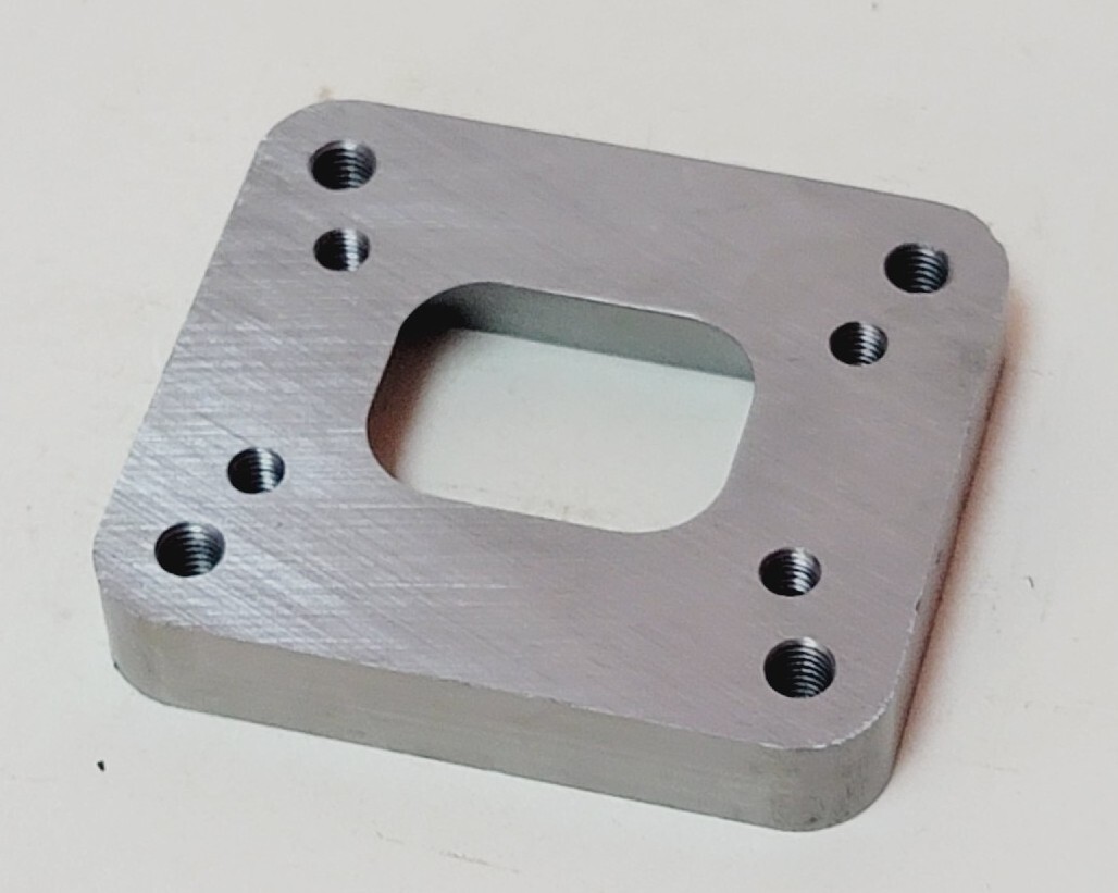 T25 Manifold to T4 Undivided Turbo Inlet Transition Adapter Flange T28 GT28 3/4 - Image 4