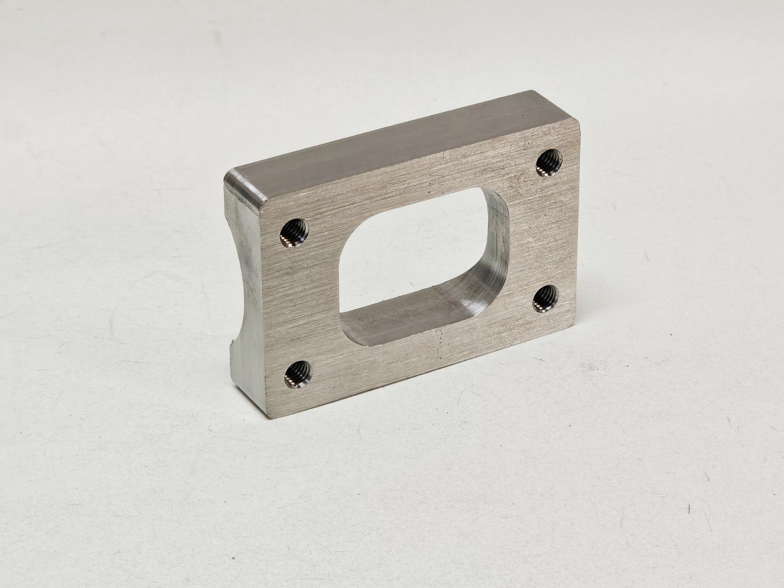 Stainless T25 T28 Turbo Inlet Log Style Flange Weld to 1 1/2" Sch Pipe 1.90" OD