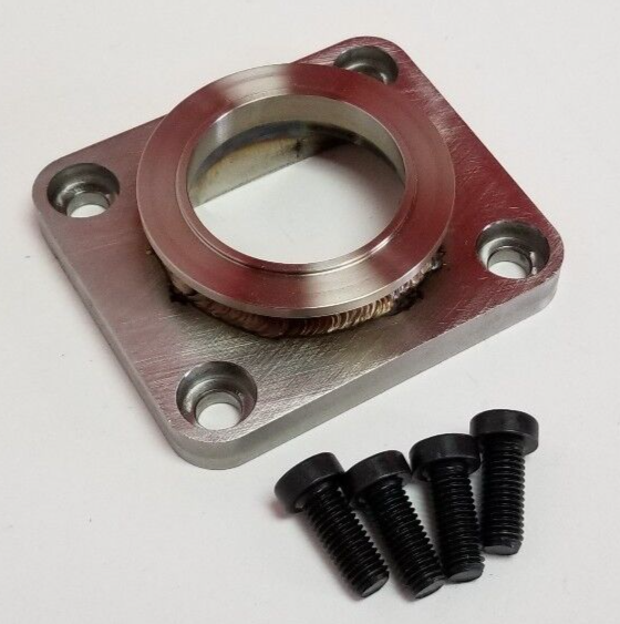 Stainless T4 CS Undivided Inlet Flange to 3" OD Tial V-band Turbo GT28 GT30 GT35