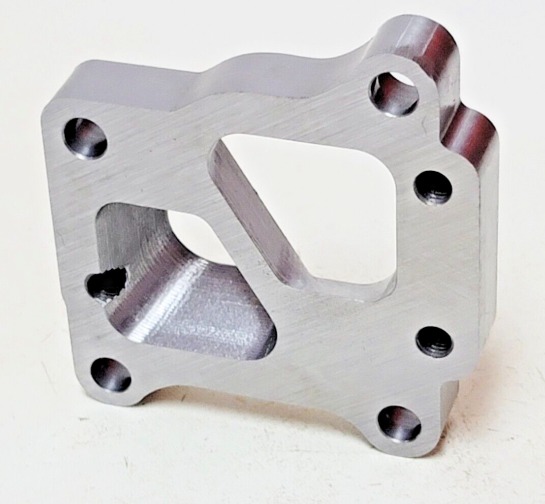 EVO X 10 Header Manifold to T3 Turbocharger Flange Adapter TDO5H fits Mitsubishi