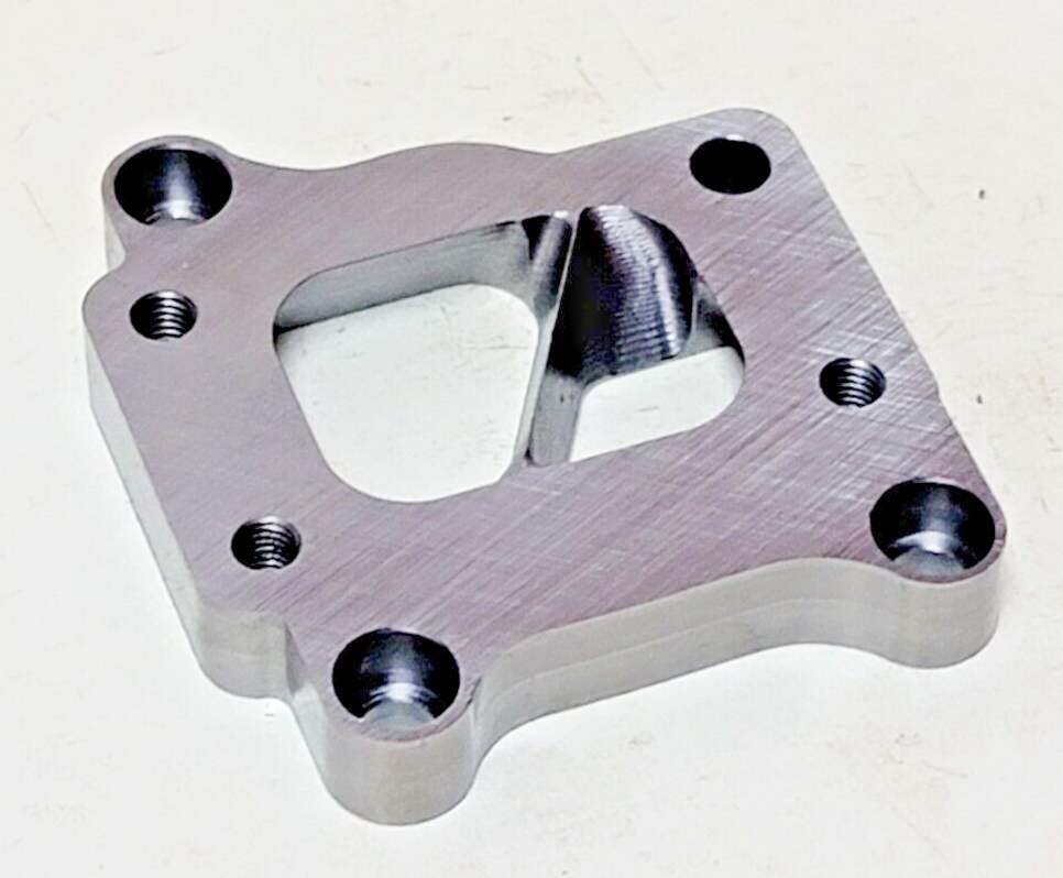 EVO X 10 Header Manifold to T3 Turbocharger Flange Adapter TDO5H fits Mitsubishi - Image 4