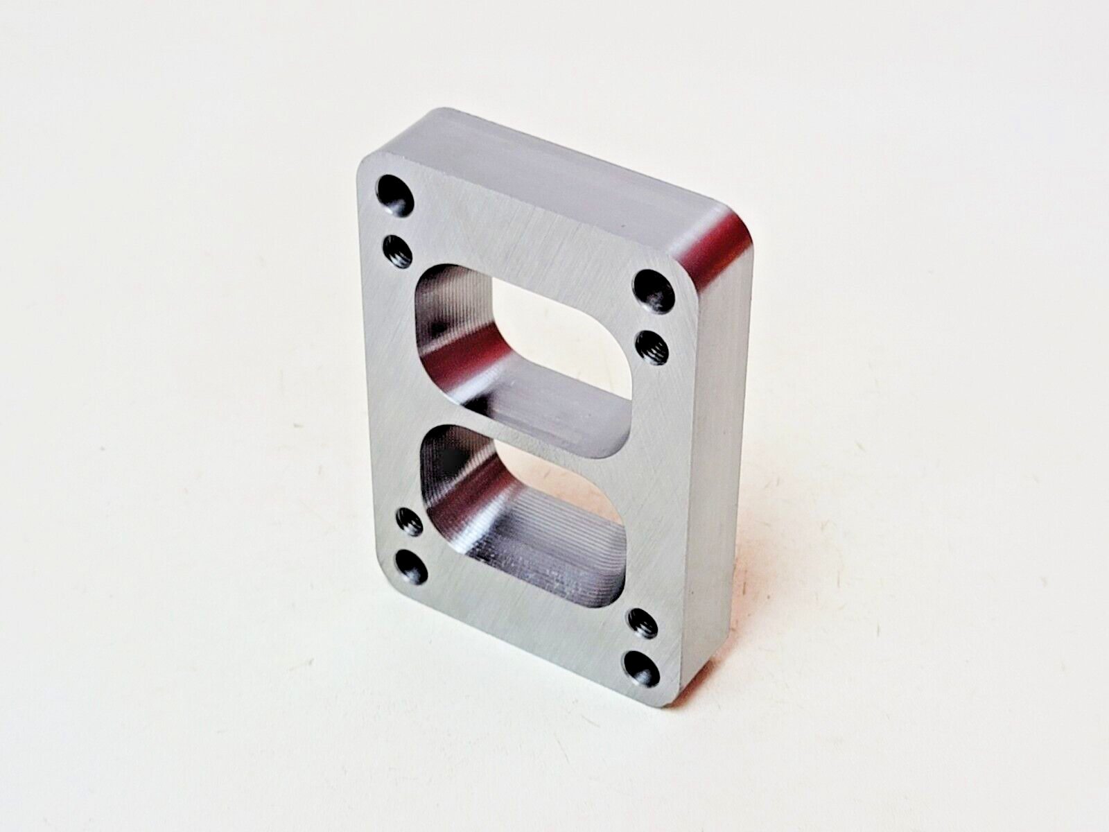 T6 Divided Header Manifold to T4 Divided Twin Scroll Turbo Flange Adapter 1.00"