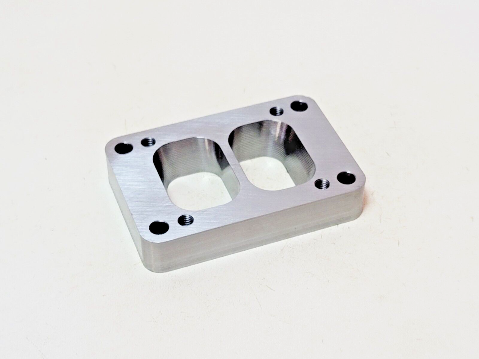 T6 Divided Header Manifold to T4 Divided Twin Scroll Turbo Flange Adapter 1.00" - Image 2