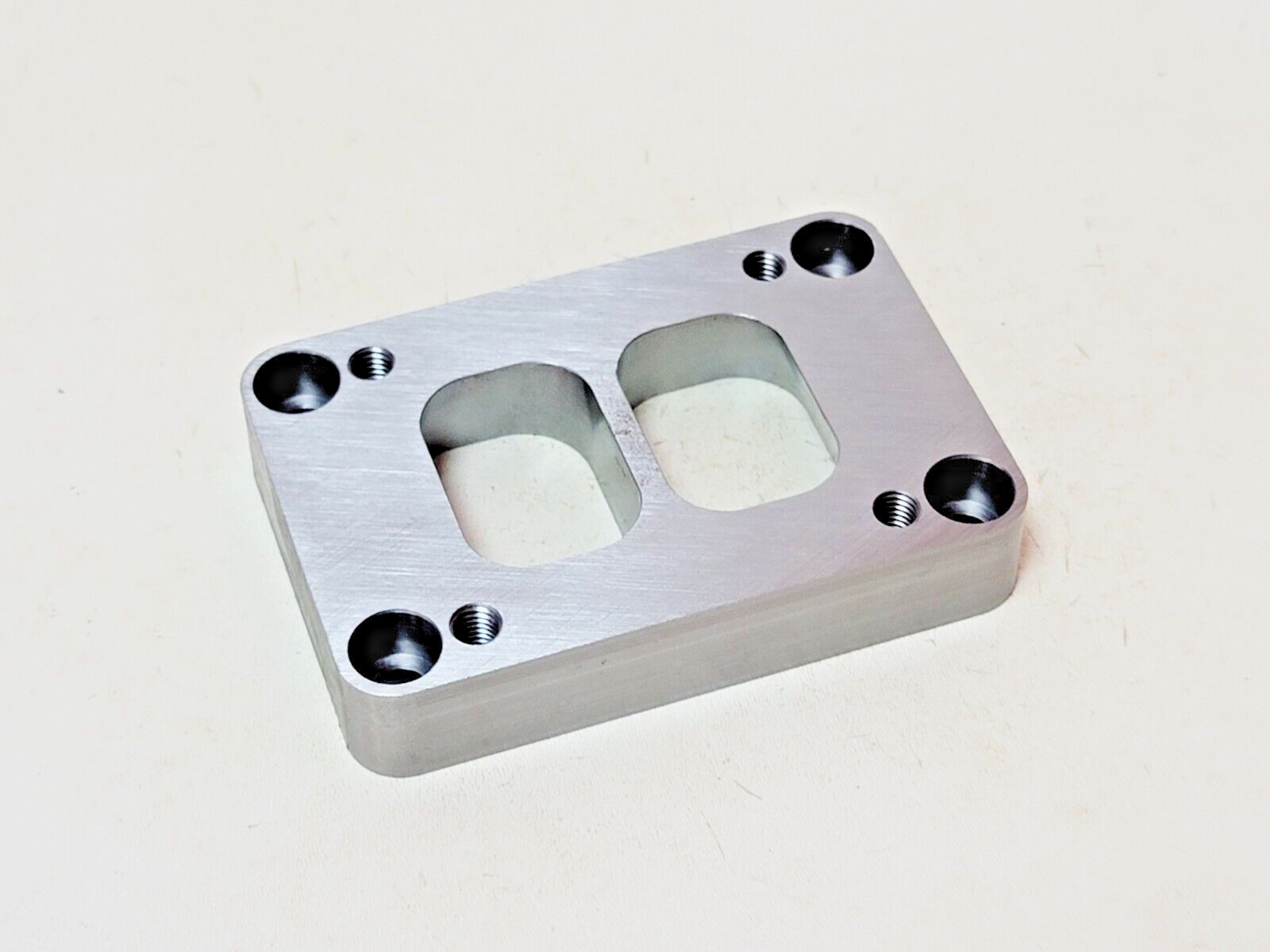 T6 Divided Header Manifold to T4 Divided Twin Scroll Turbo Flange Adapter 1.00" - Image 3