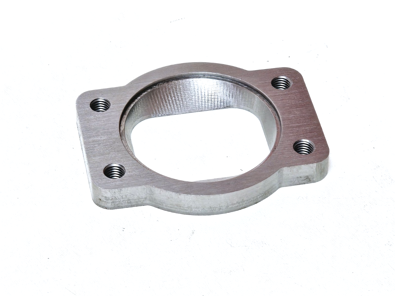 T3 Undivided to 2.5" Schedule 5 Pipe Inlet Turbo Flange 1/2" GT30 GT35 Weld USA - Image 2