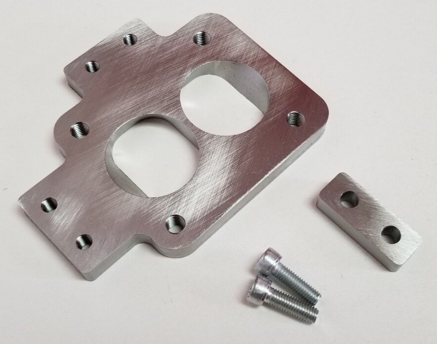Stainless T4 Divided to 1 1/2 Schedule 10 Twin Ports Collector Turbo Flange Tab - Image 3