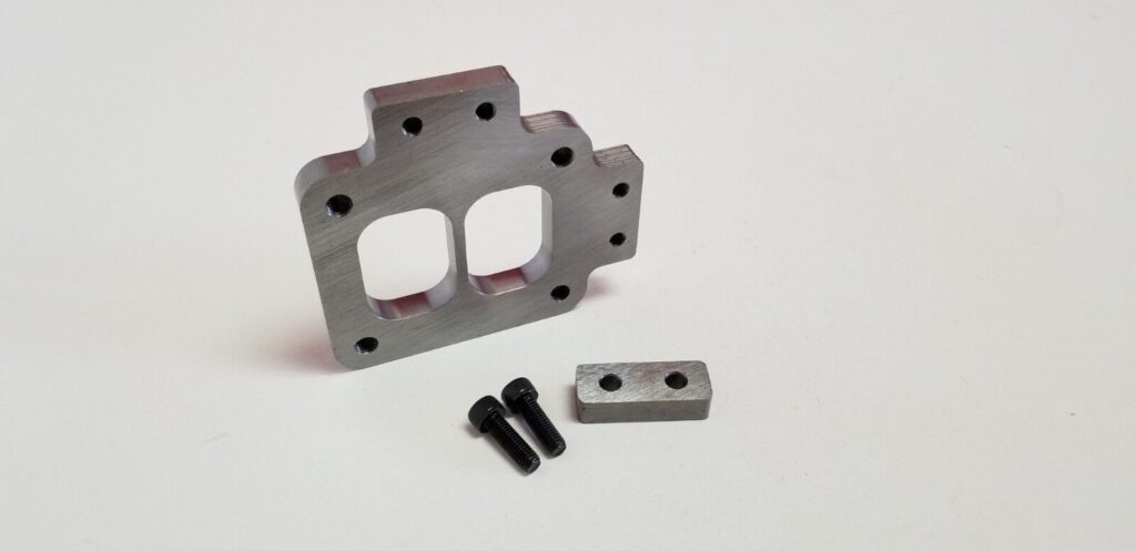 T4 Divided Turbo Inlet Flange Support Tabs Twin Scroll S300 S366 GT30 ...