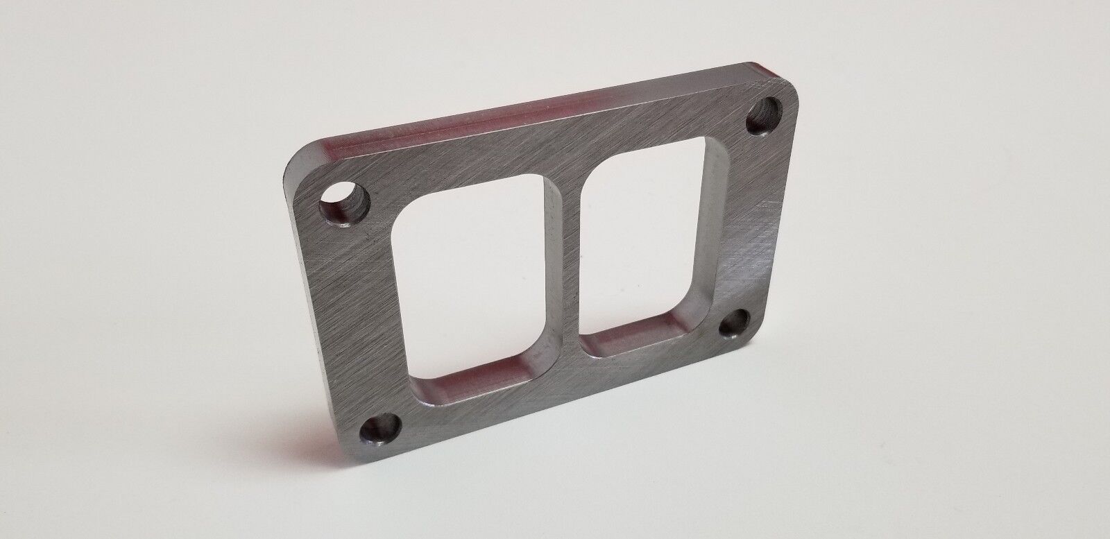 Aramox T4 Turbo Spacer - Mild Steel Divided Inlet Flange For Twin Scroll Turbochargers