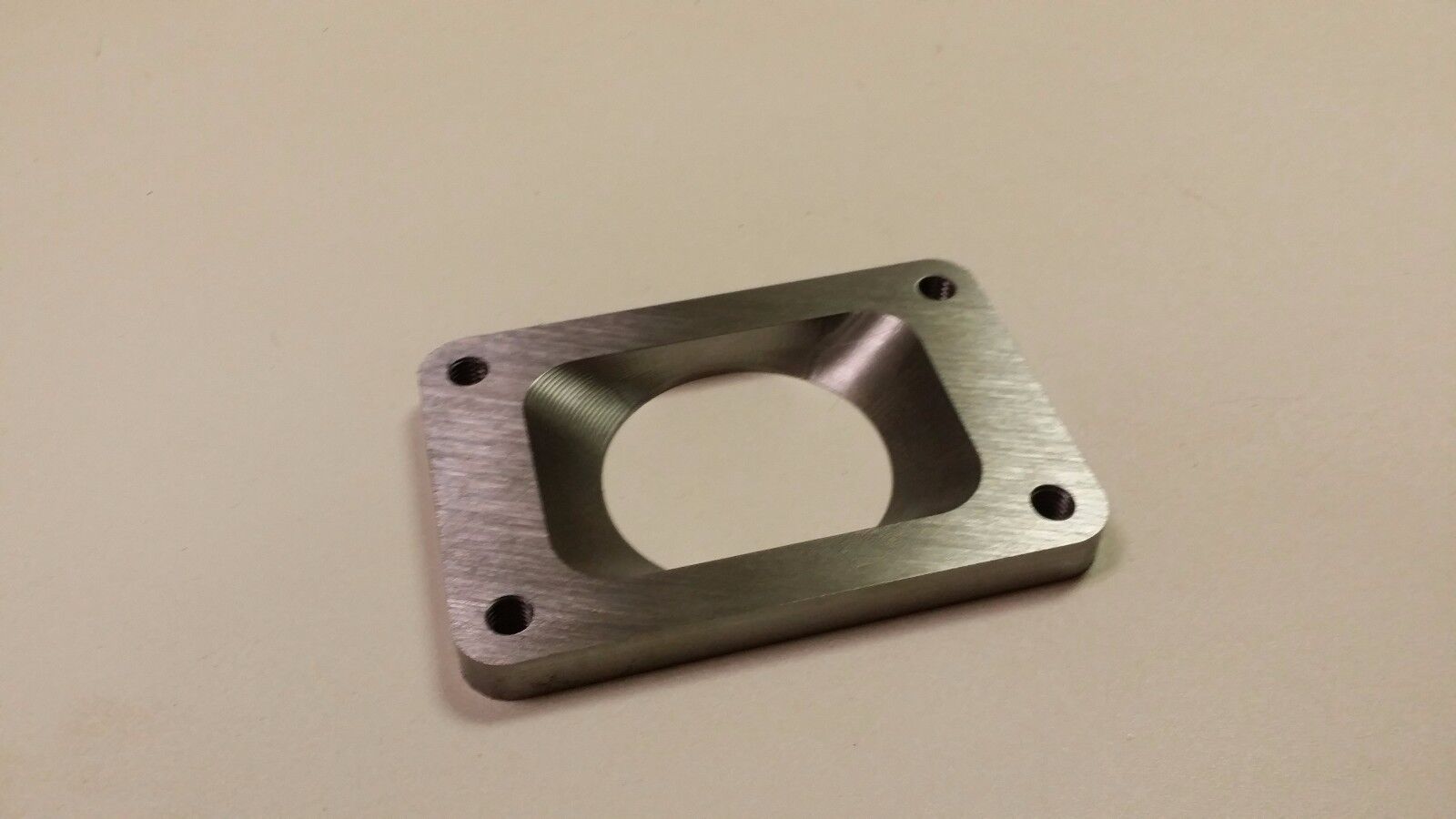 CFS T4 To T6 Undivided Turbo Flange Adapter – No Transition, CNC Milled, S400/S300