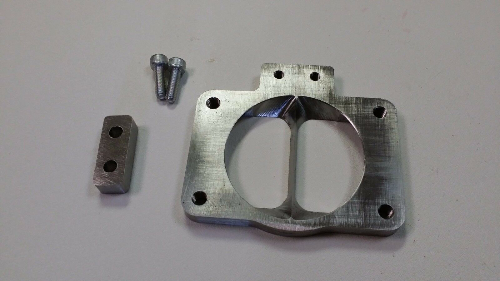 thumbnail image 2 of T6 SS Turbo Transition Flange – Dual 2.25" Stainless Steel – Made In USA By Spear Tool 2 of 6